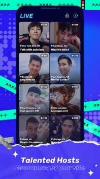 Download HeeSay - Blued LIVE & Dating Social for Android screenshot 2