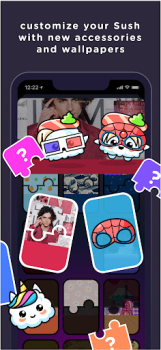 Download SUSH Grow cute virtual animal Social for Android screenshot 5