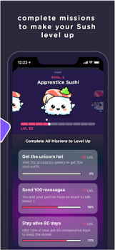 Download SUSH Grow cute virtual animal Social for Android screenshot 6