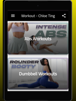 Download Workout - Chloe Ting Health & Fitness for Android screenshot 5