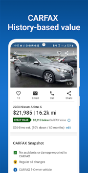 Download CARFAX - Shop New & Used Cars Cars and transportation for Android screenshot 4