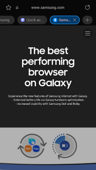 Download Samsung Internet Browser Beta Contact for Android screenshot 2