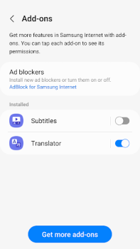 Download Samsung Internet Browser Beta Contact for Android screenshot 6