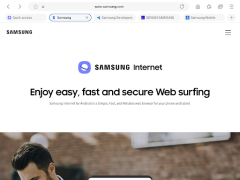 Download Samsung Internet Browser Beta Contact for Android screenshot 7