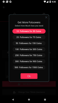 Download Tikio Real Followers and Fans Tools for Android screenshot 2