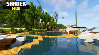 Download Realistic Shader Mod Minecraft Entertainment for Android screenshot 5