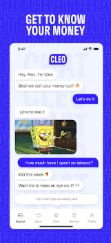 Download Cleo: Budget & Cash Advance Finance for Android screenshot 5