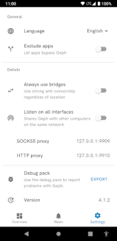 Download Geph: free anti-blocking VPN Tools for Android screenshot 2