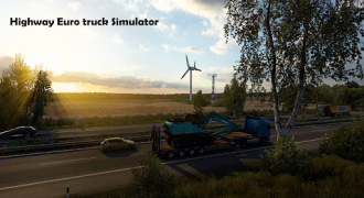 Download Highway Euro truck Simulator Race for Android screenshot 2