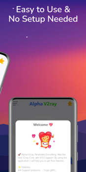 Download Alpha V2ray - Tunnel VPN Tools for Android screenshot 2