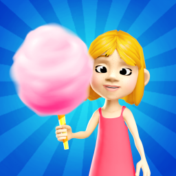 Logo Cotton Candy Run 3D