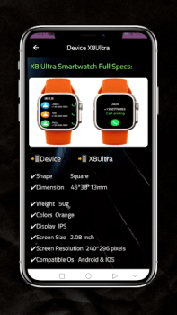 Download X8 Ultra - Smart Watch  Review Life style for Android screenshot 4