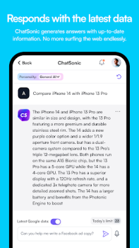Download ChatSonic: Super ChatGPT App Work for Android screenshot 2