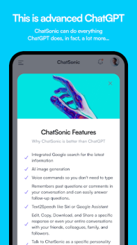 Download ChatSonic: Super ChatGPT App Work for Android screenshot 4