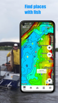Download Dap Drift - fishing depth maps Maps and navigation for Android screenshot 2