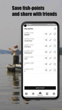 Download Dap Drift - fishing depth maps Maps and navigation for Android screenshot 4