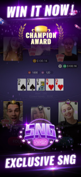 Download PokerGaga: Texas Holdem Live Board games for Android screenshot 3