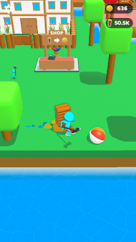 Download Craftheim - Lumberjack Island Simulators for Android screenshot 2