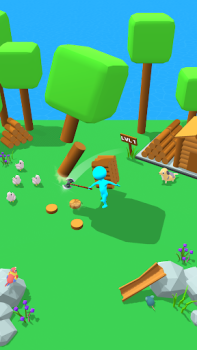 Download Craftheim - Lumberjack Island Simulators for Android screenshot 5