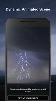 Download Thunderstorm Live Wallpaper Personalization for Android screenshot 2