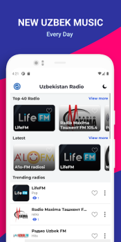 Download Uzbek Radio: O'zbekiston FM Music and audio for Android screenshot 3