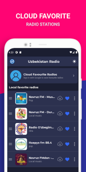 Download Uzbek Radio: O'zbekiston FM Music and audio for Android screenshot 5