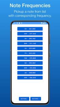 Download Tone Generator Music and audio for Android screenshot 2