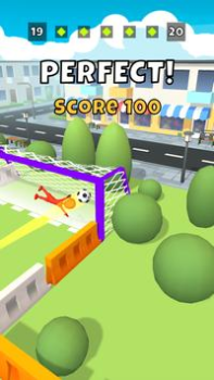 Download Crazy Kick! Fun Football game Arcade for Android screenshot 2