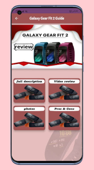 Download Galaxy Fit 2 smart watch Guide Education for Android screenshot 2