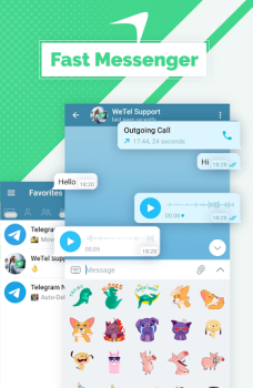 Download WeTel | ضد فیلتر | بدون فیلتر Contact for Android screenshot 2