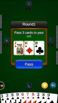 Download Hearts: Classic Card Game Board games for Android screenshot 7
