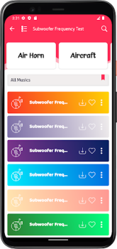 Download Subwoofer Frequency Test Music and audio for Android screenshot 2
