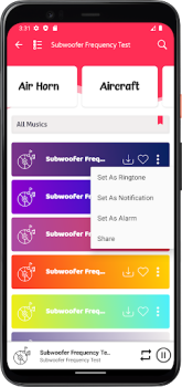 Download Subwoofer Frequency Test Music and audio for Android screenshot 6