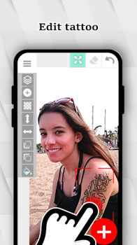 Download Tattoo my Photo 2.0 Photo for Android screenshot 2
