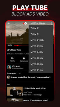 Download PlayTube - Block Ads Video Tools for Android screenshot 2