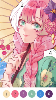 Download Painting Book - Anime Color Art and design for Android screenshot 4