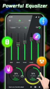 Download Equalizer- Bass Booster&Volume Music and audio for Android screenshot 2
