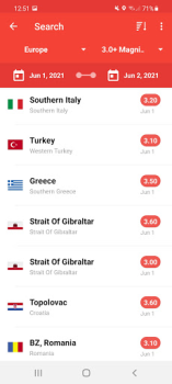 Download My Earthquake Alerts - Map Weather for Android screenshot 2