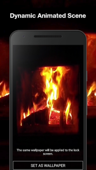 Download Fireplace Live Wallpaper Personalization for Android screenshot 2