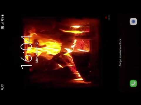 Download Fireplace Live Wallpaper Personalization for Android screenshot 6