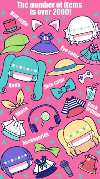 Download CustomTiyoko -Dress Up Game- Casual for Android screenshot 2