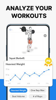 Download Hevy - Gym Log Workout Tracker Health & Fitness for Android screenshot 3