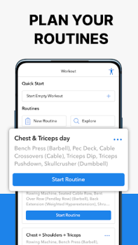 Download Hevy - Gym Log Workout Tracker Health & Fitness for Android screenshot 4