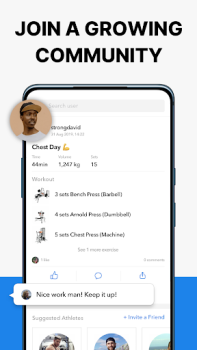 Download Hevy - Gym Log Workout Tracker Health & Fitness for Android screenshot 5