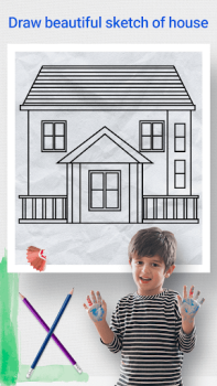 Download House Draw Step By Step Education for Android screenshot 2