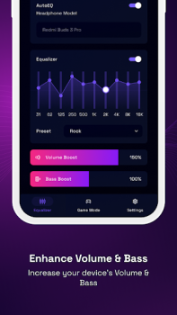Download Volume Booster - Equalizer Pro Music and audio for Android screenshot 2