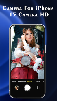 Download Camera For iPhone 15 Camera HD Photo for Android screenshot 2