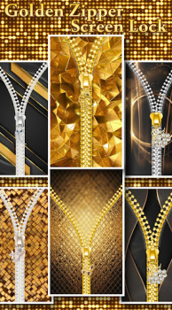 Download Gold Zipper Screen Lock Personalization for Android screenshot 5