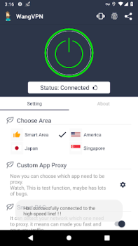 Download Wang VPN - Fast Secure VPN Tools for Android screenshot 2