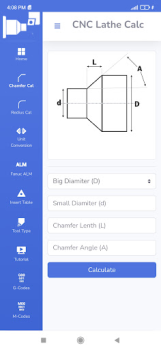 Download CNC Lathe Calc Work for Android screenshot 3